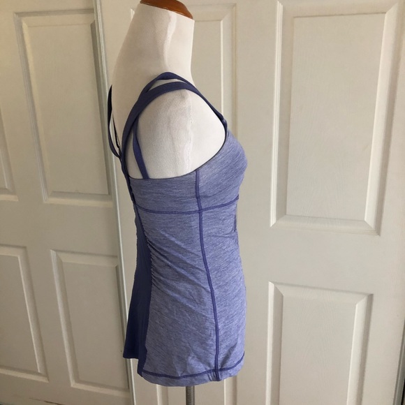 LULULEMON Double Strap Blue Tank 4 - Picture 3 of 7